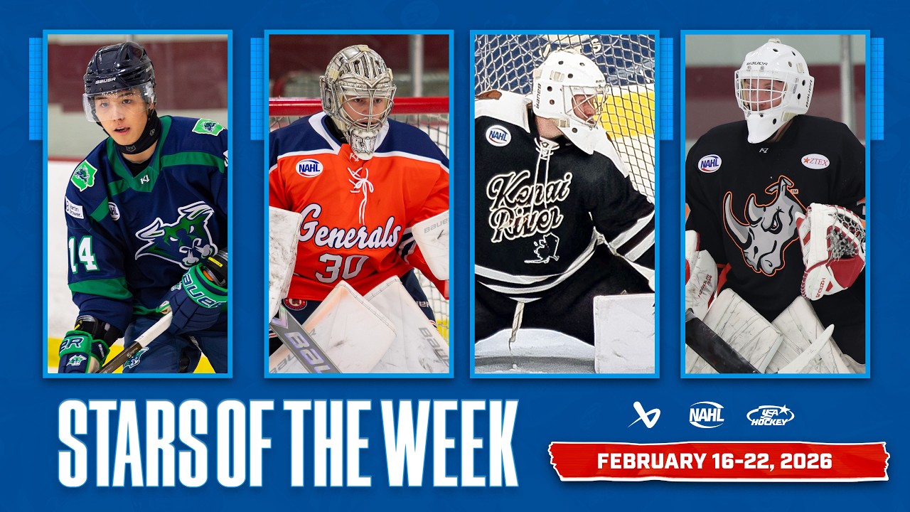 NAHL Stars of the Week - February 16-22, 2026