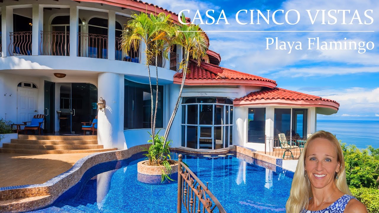 *SOLD* Casa Cinco Vistas, Playa Flamingo. 6 Bed / 8 Bath - $2,470,000