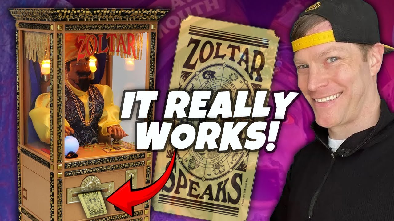 This Not So BIG Zoltar Fortune Teller Machine Was Less Than $100!
