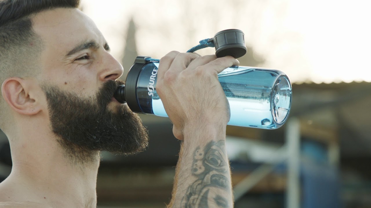 ACT Water Bottle by SOURCE - With ClickSeal Cap