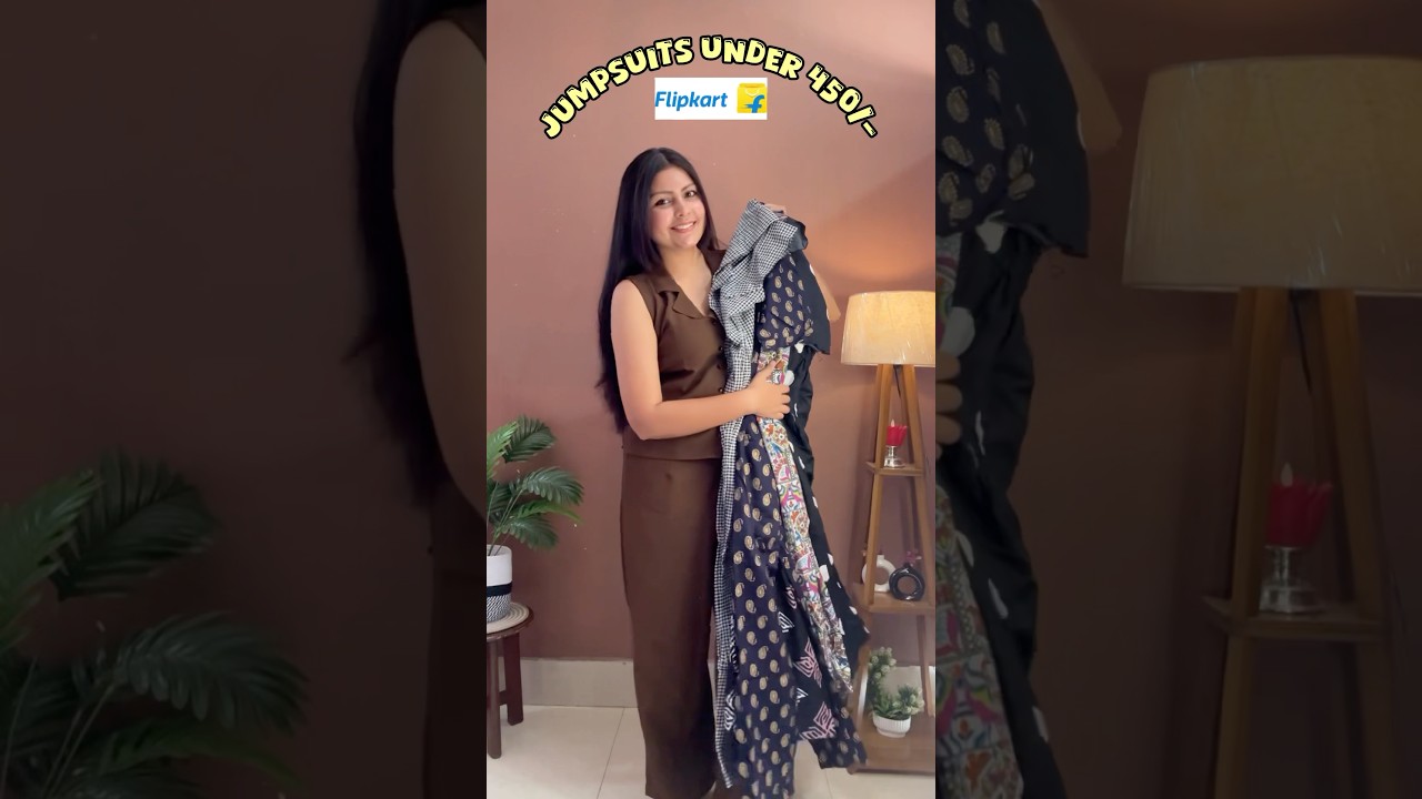JUMPSUIT FOR SUMMERS🌤️😻🍂#flipkart #flipkarthaul  #shorts #jumpsuit   #fashionhaul