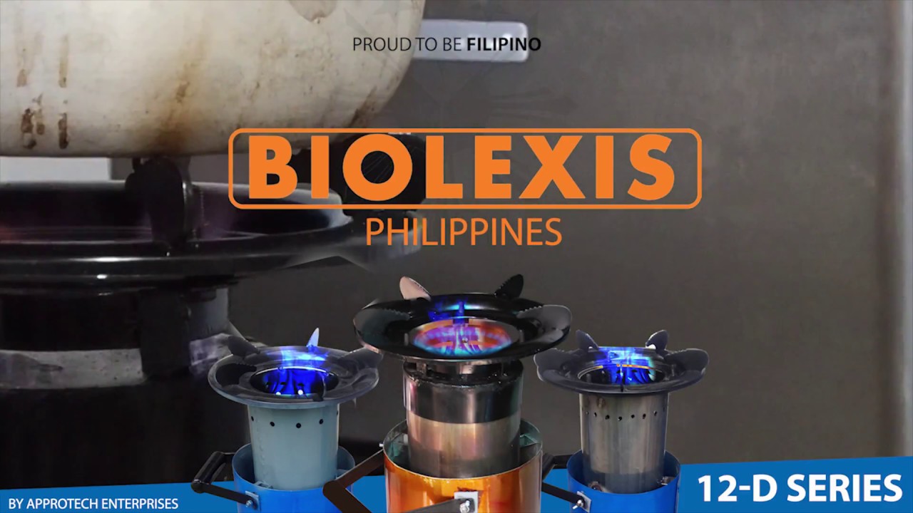 BIOLEXIS Multi Fuel Gasifier Stove/ 12-D Special Edition (2018) RICE HUSKS, WOOD, CORN COBS ETC