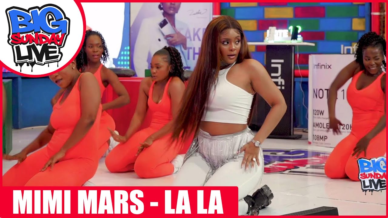 MIMI MARS AKIPERFOM LA LA KWENYE BIG SUNDAY LIVE / NI BALAA
