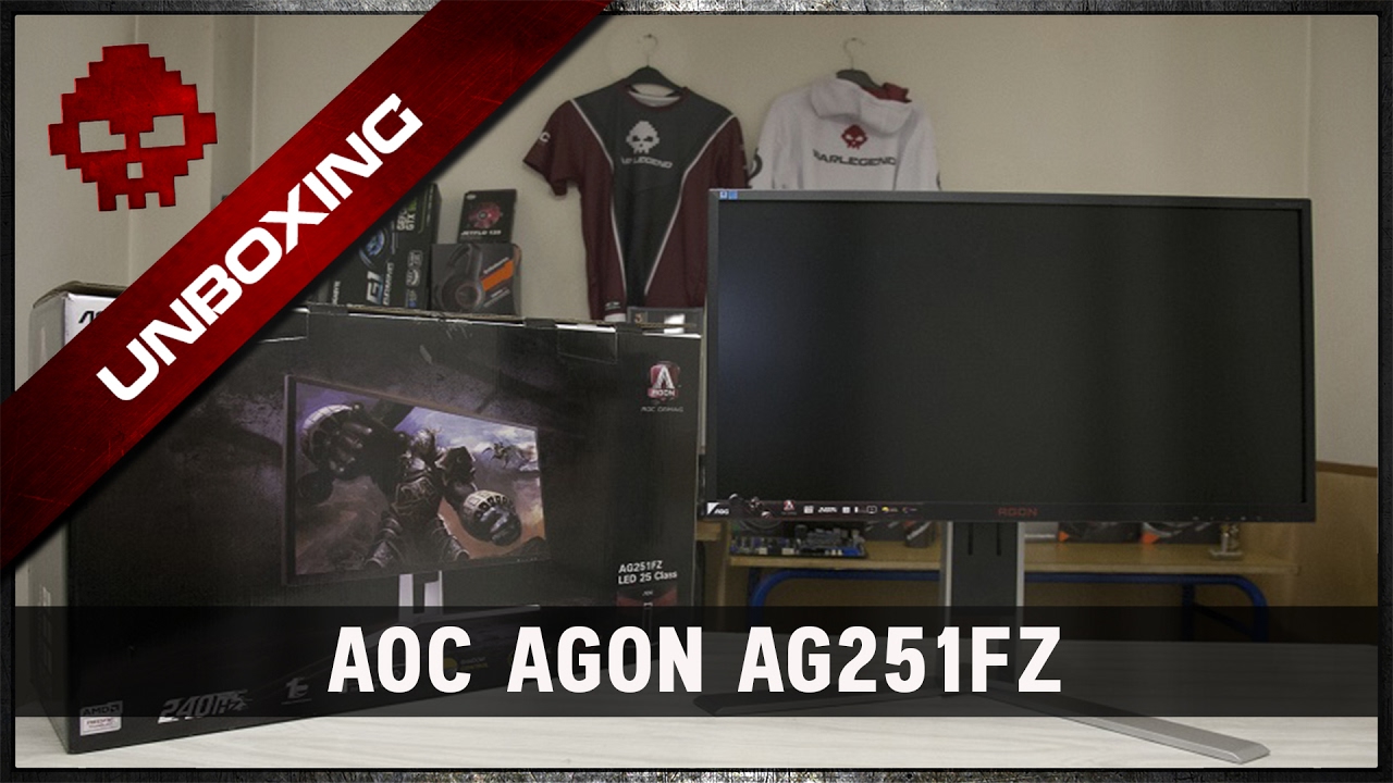 Unboxing &Eacute;cran Gamer AOC AGON AG251FZ