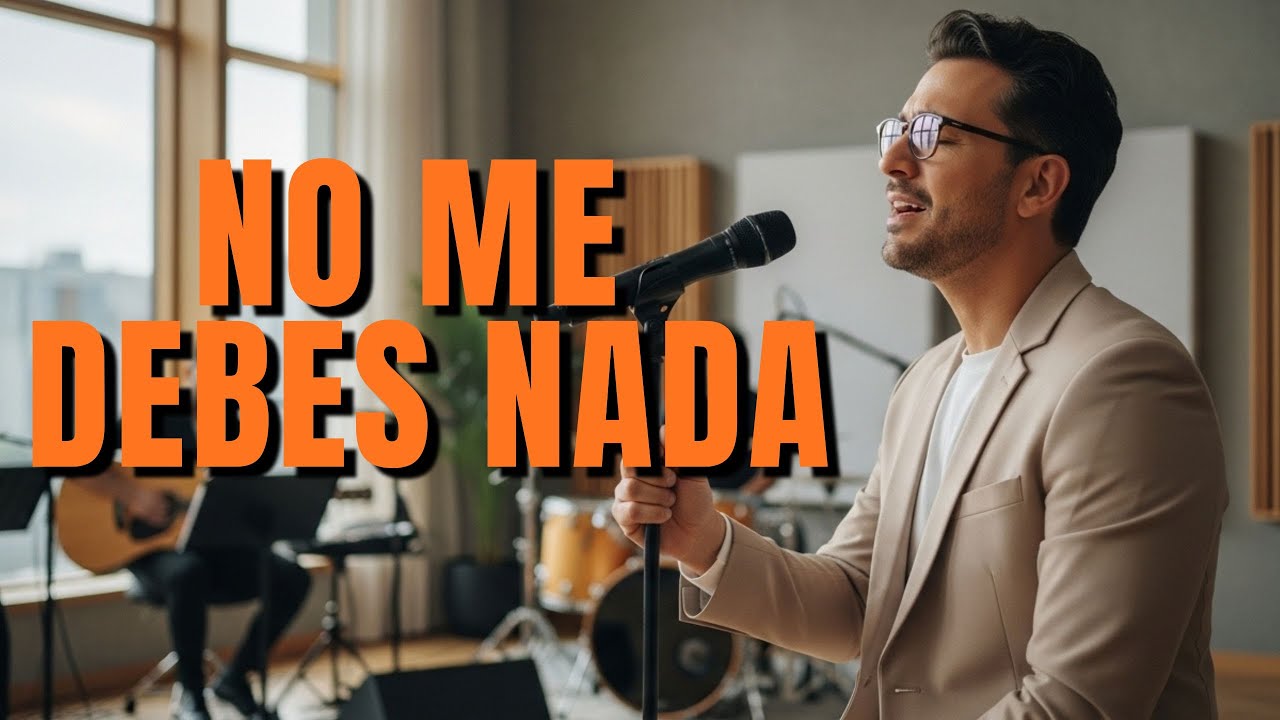 NO ME DEBES NADA | WORSHIP LATINO ESTILO JESÚS ADRIÁN ROMERO | ADORACIÓN CRISTIANA PROFUNDA