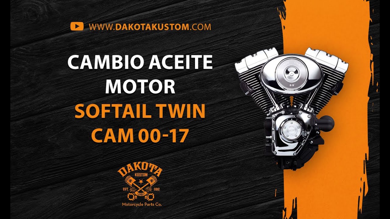 Cambio Aceite Motor Softail Twin Cam 00-17 - Dakota Kustom