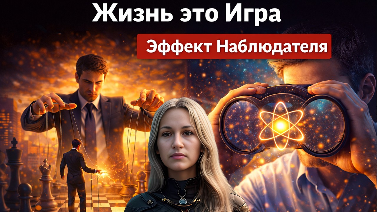 Почему жизнь — это Игра? Эффект Наблюдателя, который меняет реальность.