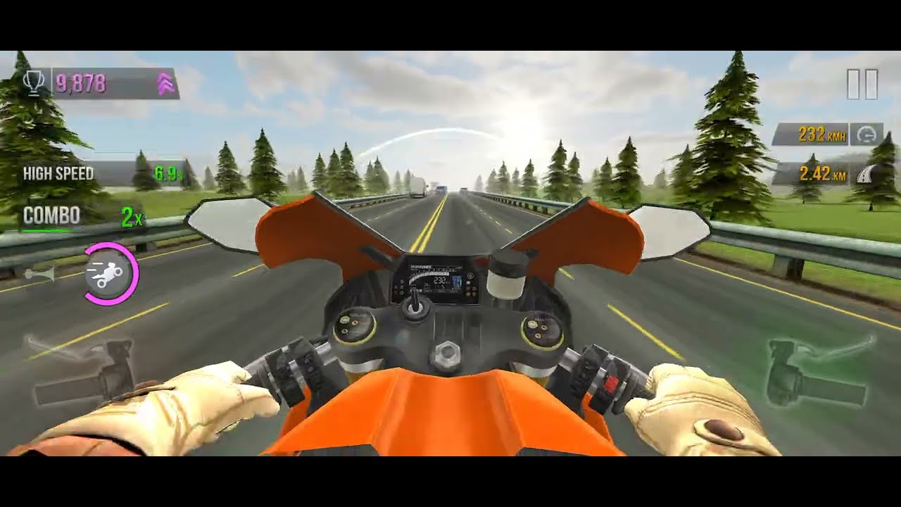 Traffic rider game full speed part 7 #games #viral 