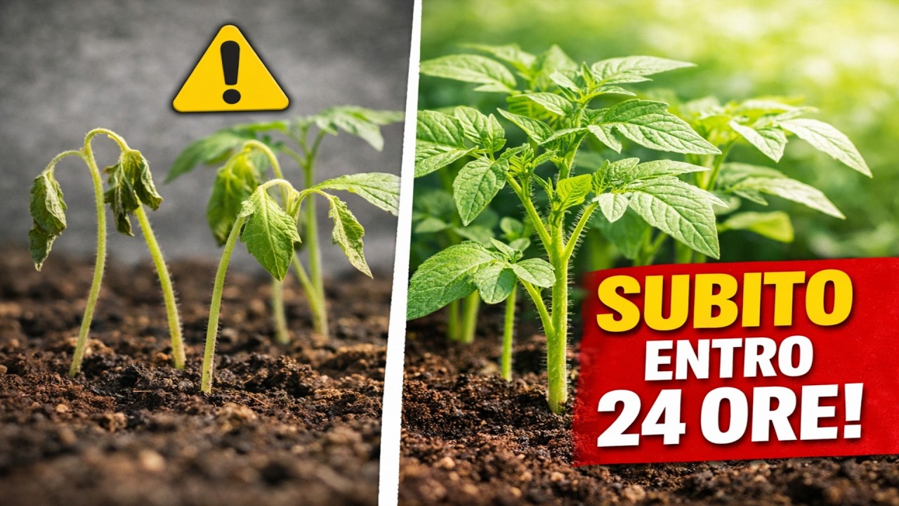 Fatelo assolutamente nelle prime 24 ore dalla nascita dei pomodori, altrimenti rovinerete tutto!