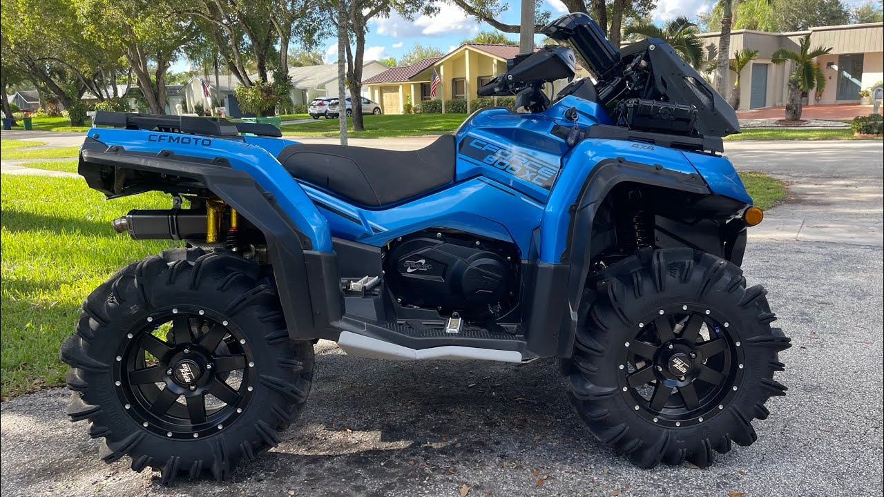 CFMoto Cforce 800XC Warrior Riser snorkel Install Part 1