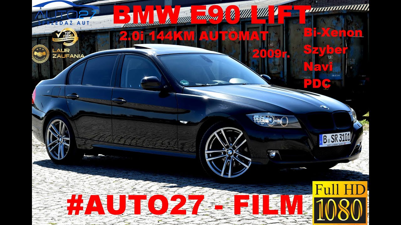 #AUTO27 - SPRZEDANY - TEST- BMW 318i 143KM AUTOMAT. LIFT. 143KM. 2009r. Zatwierdzone WALORY.