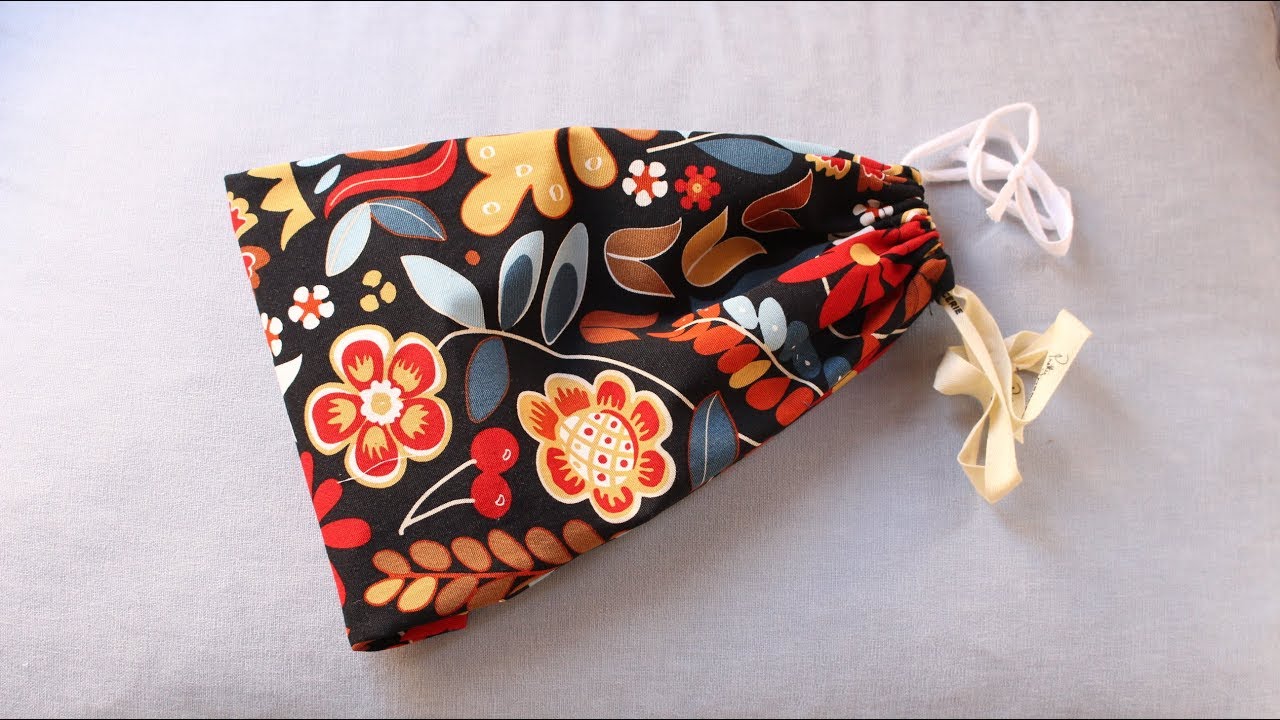 Tuto couture spécial débutant : le SAC à CORDONS COULISSANTS ✨ Marion Blush