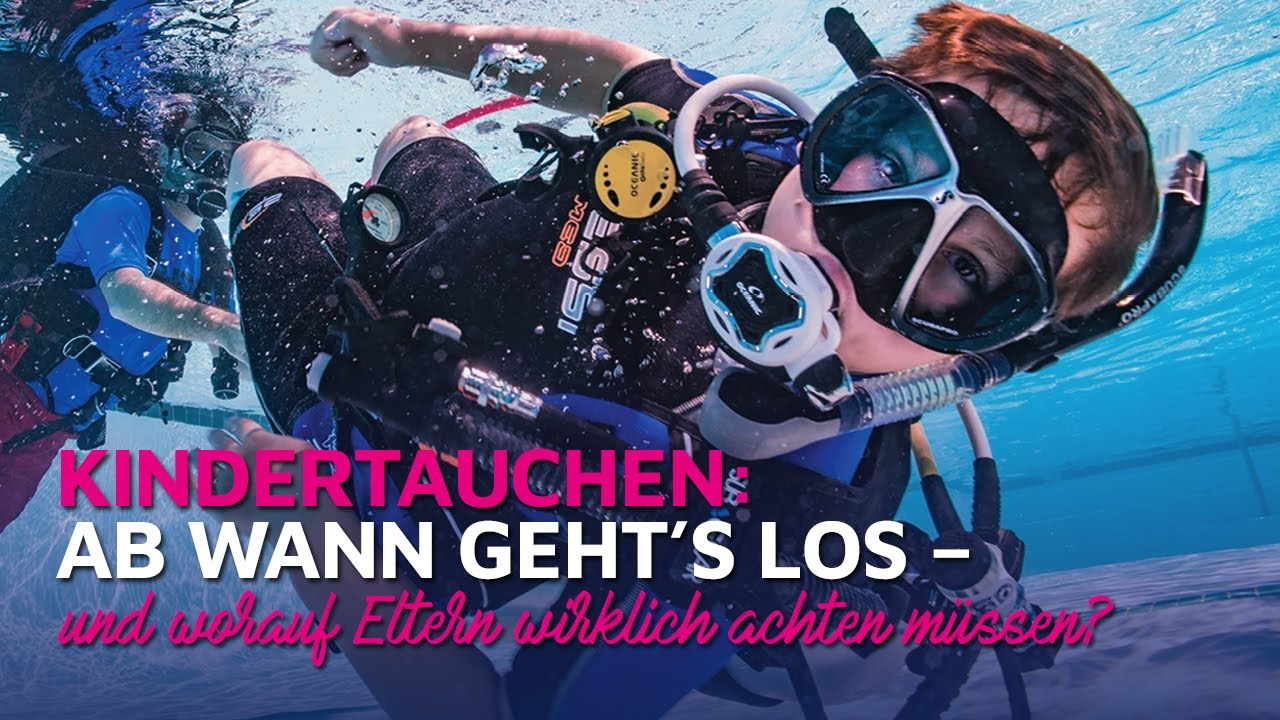 Kindertauchen: Ab wann geht’s los – und worauf Eltern wirklich achten müssen?