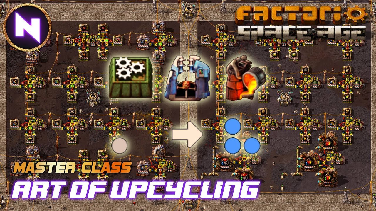 THE ART OF UPCYCLING: How to Get RARE QUALITY Easily | Factorio Space Age MASTER CLASS