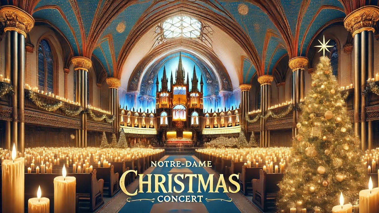 “Magical Candlelight Christmas Concert at Montreal’s Notre-Dame Basilica 🎄✨”