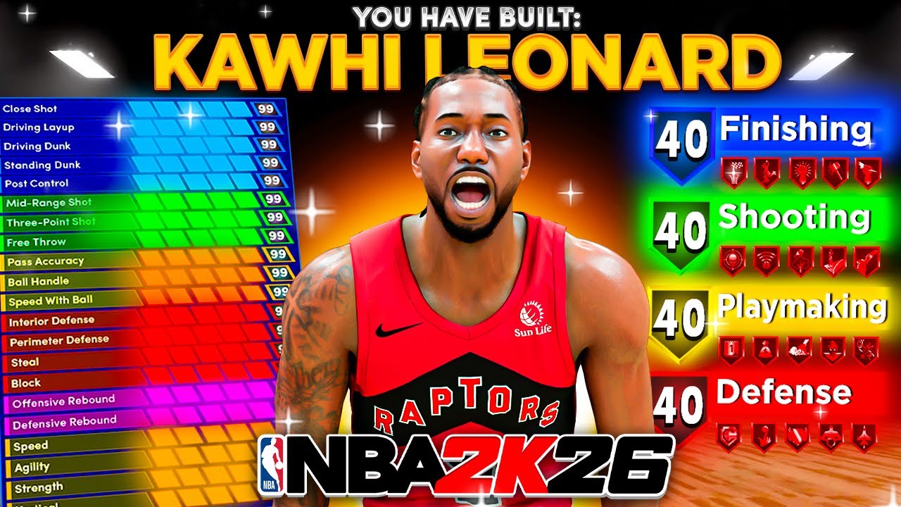 ЭТА *НОВАЯ* СБОРКА 6'7 КАВАИ ЛЕОНАРДА ПРОРЫВАЕТ ИГРУ в NBA 2K26! ЛУЧШАЯ СБОРКА ДЛЯ БЛОКИРОВКИ В 2...
