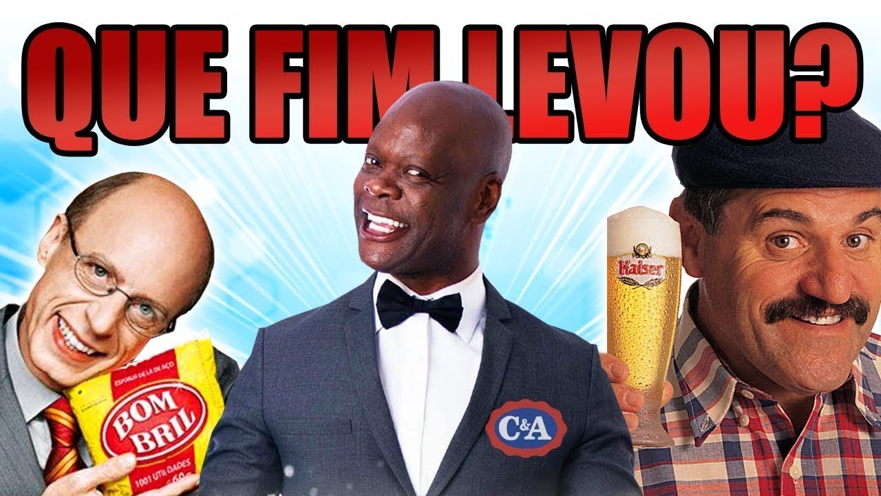 QUE FIM LEVARAM OS FAMOSOS DOS COMERCIAIS!