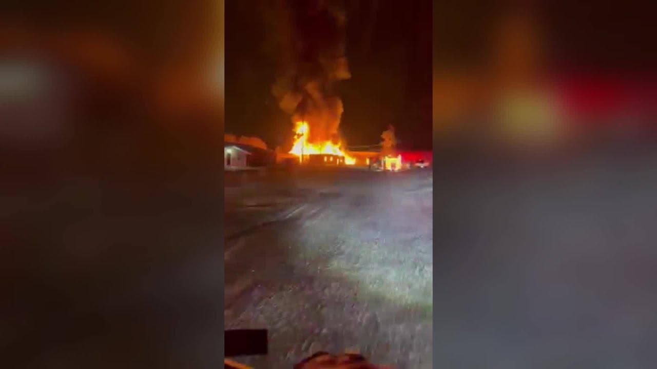 WATCH: Heavy blaze after reported explosion at Chim-Tech in Thomasville