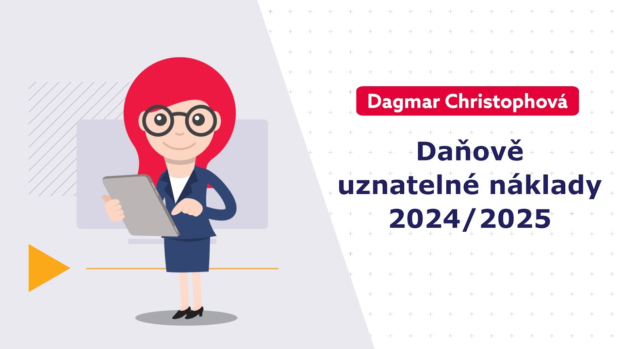 Daňově uznatelné náklady 2024/2025