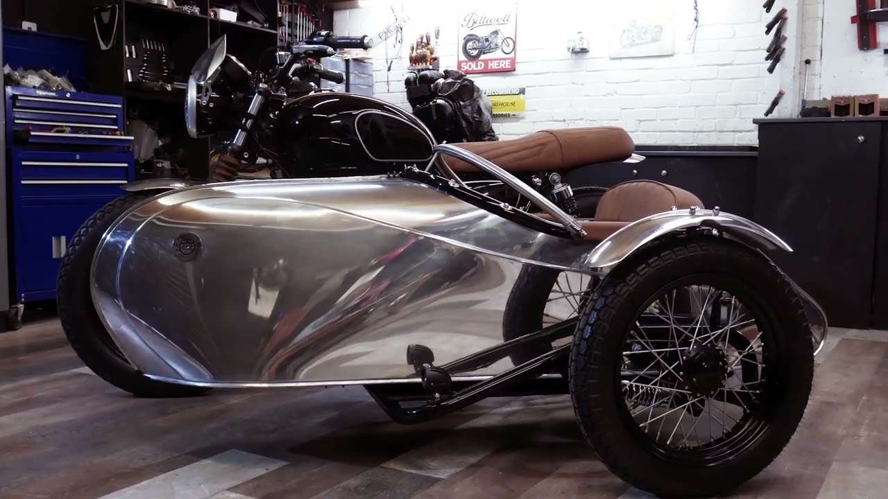 Triumph T120 sidecar custom special.