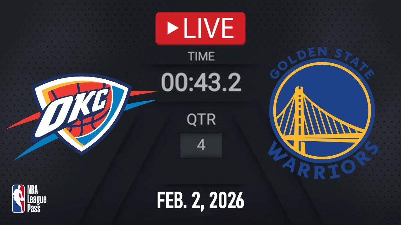 NBA LIVE! Golden State Warriors vs Oklahoma City Thunder | Feb. 2, 2026 | Thunder vs Warriors 2K26