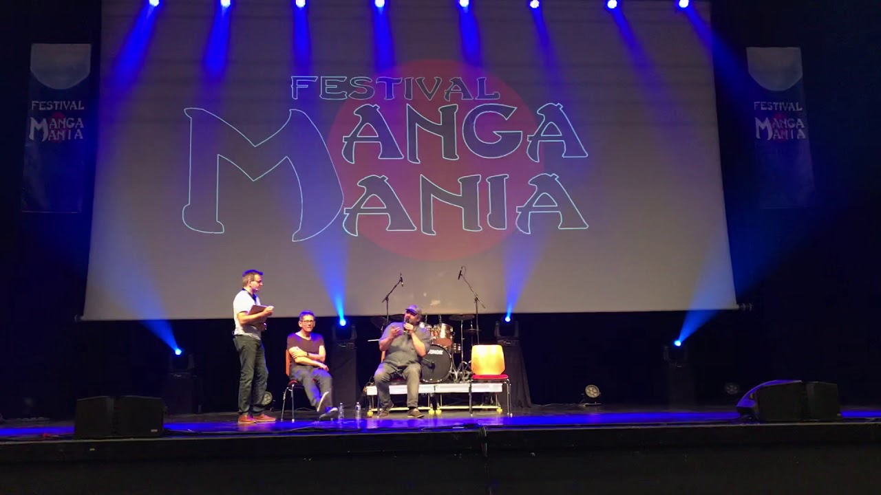 Conférence Éric Legrand et Bruno Magne interviewés par Damien Tremollet Manga Mania 2018