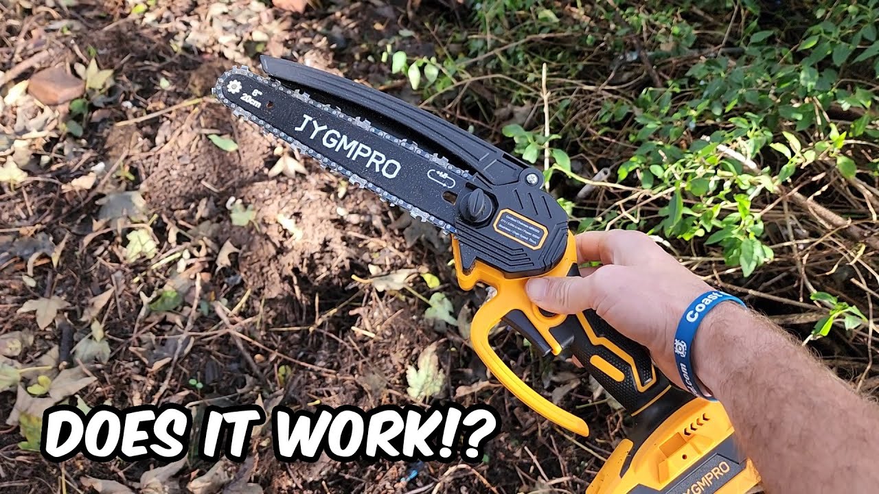 Cheap Chinese Cordless Portable Mini Chainsaws - Unboxing, Review & Demo