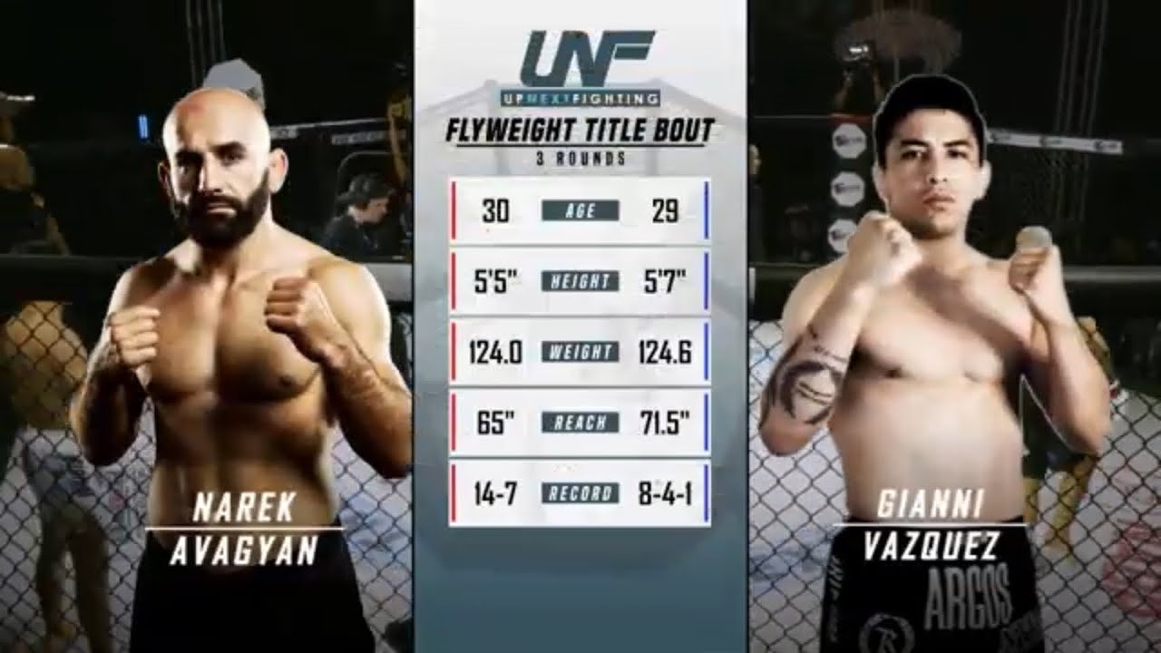 FULL BOUT | #UNF11 | Narek Avagyan vs. Gianni Vazquez
