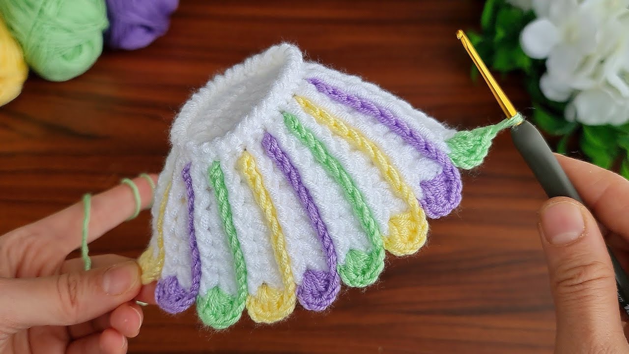 SUPERB BEAUTIFUL 😉 MUY BONİTO Super easy Very useful crochet decorative basket making.