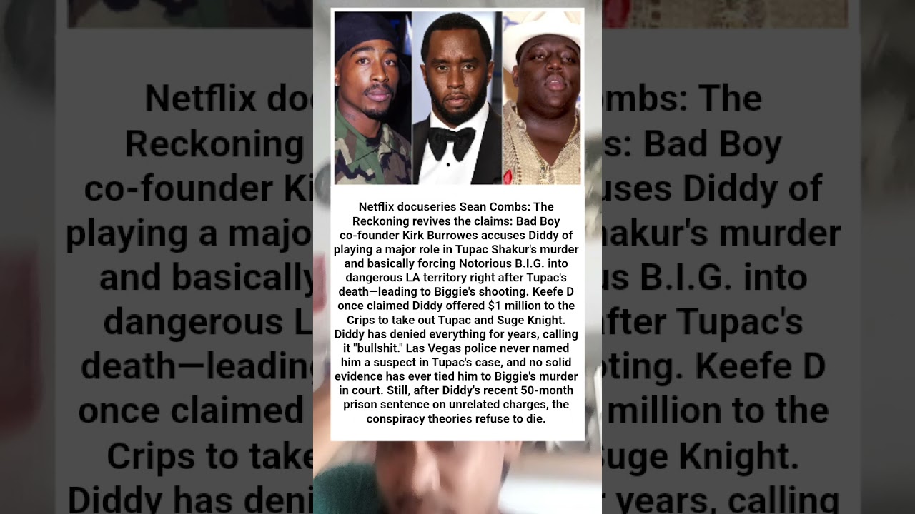 Keefe D claimed Diddy on Tupac's and  Biggie's murd€r 
