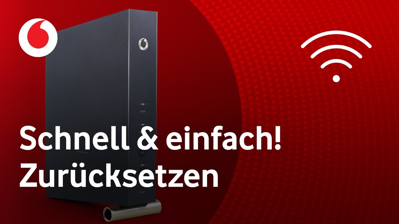 Vodafone Station: Reset auf Werkseinstellungen