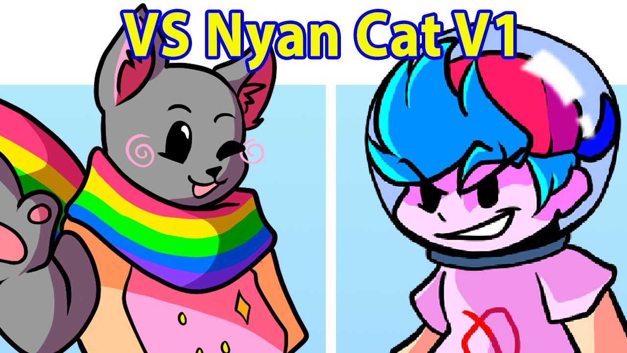 Friday Night Funkin' VS Nyan Cat: ПОЛНАЯ НЕДЕЛЯ V1 (FNF Mod/Hard)