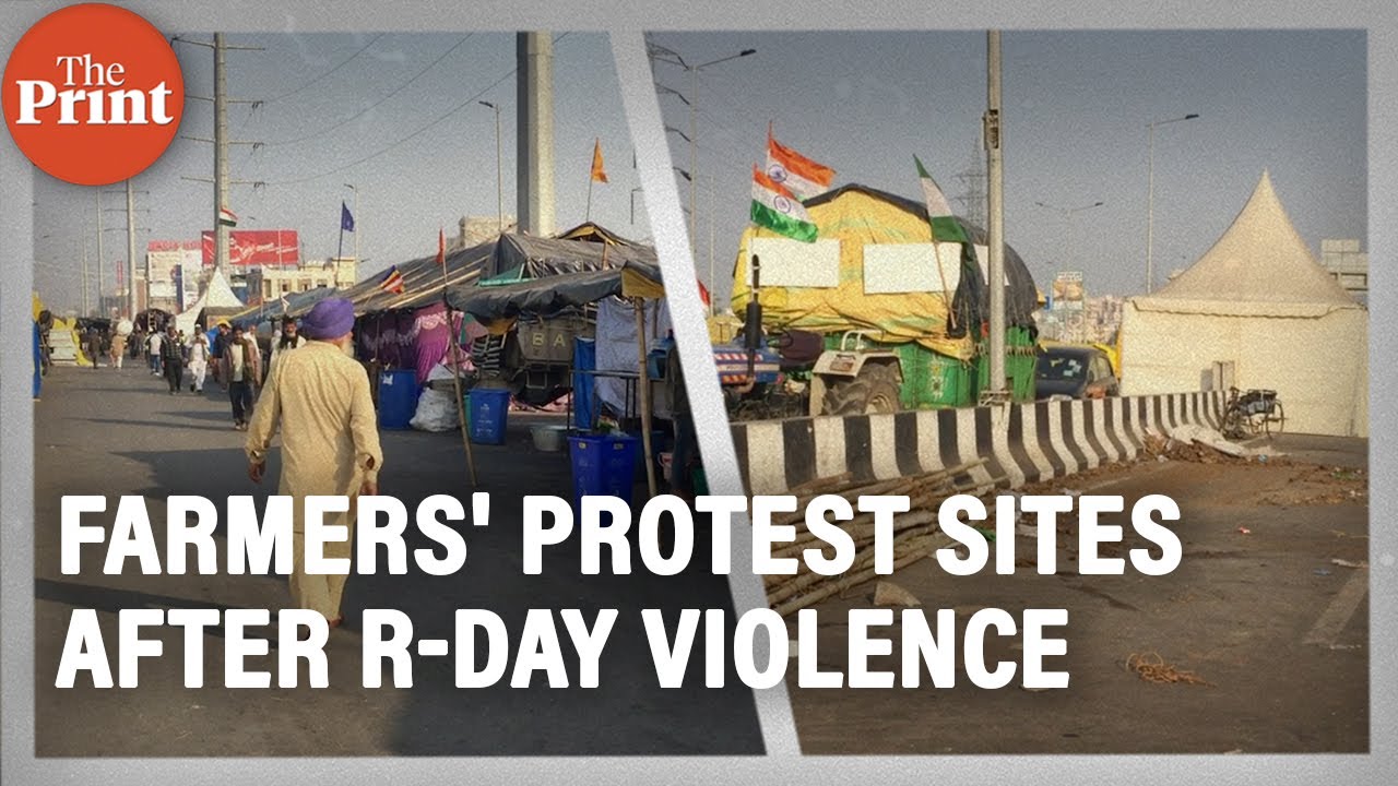 Farmers say violence at tractor rally 'conspiracy'