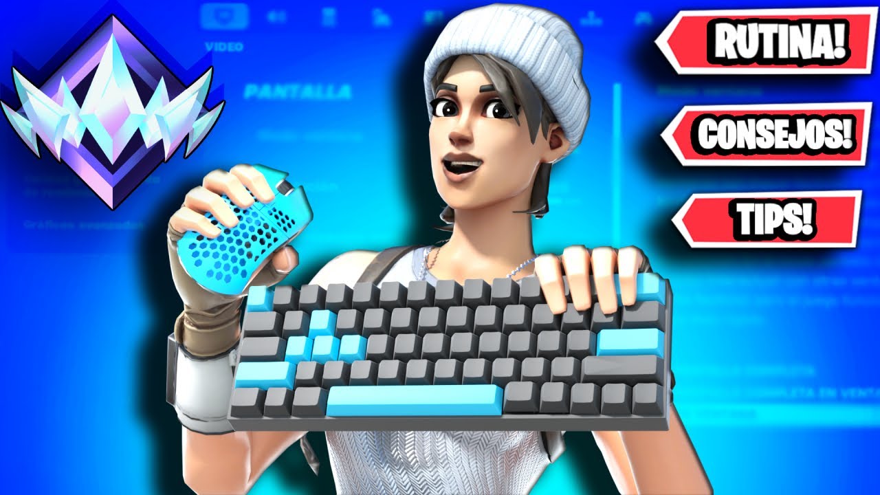 Como mejorar en Fortnite con Teclado Y Raton(RUTINA,CONSEJOS,TIPS)