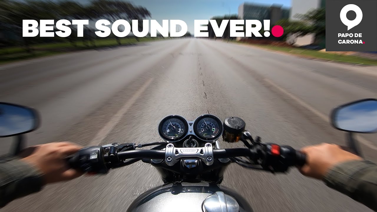 TRIUMPH SPEED TWIN 1200 // ESCAPAMENTO CHRIS MICHAEL - POV RAW SOUND - BRASÍLIA - BRASIL