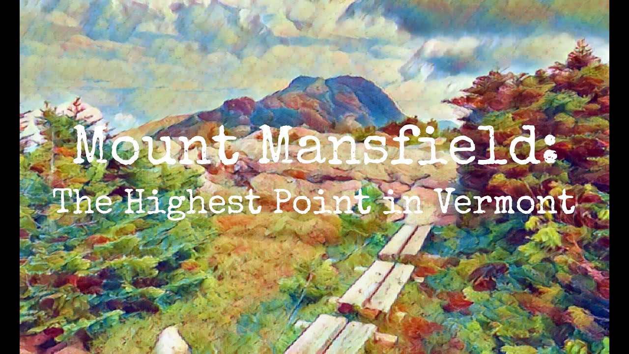 Highpointing at Mt. Mansfield, the highest point in Vermont - Rooftops of America