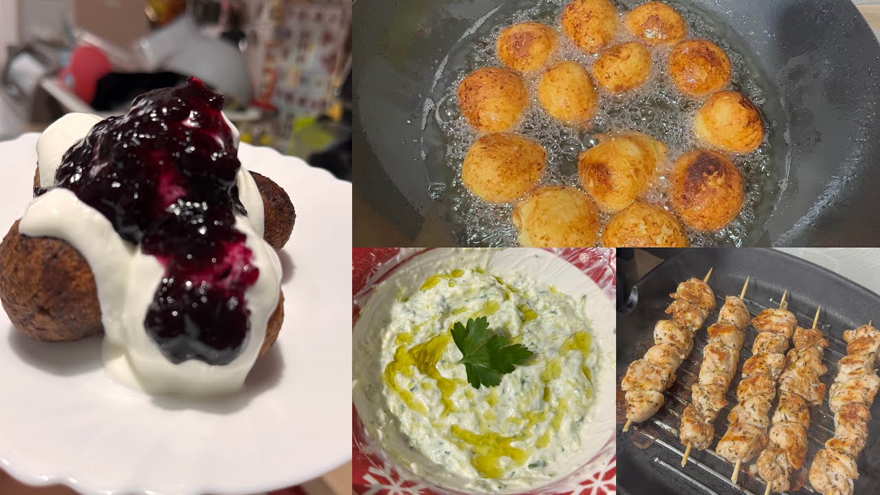 Vlog: Mini papanași / Souvlaki de pui! 