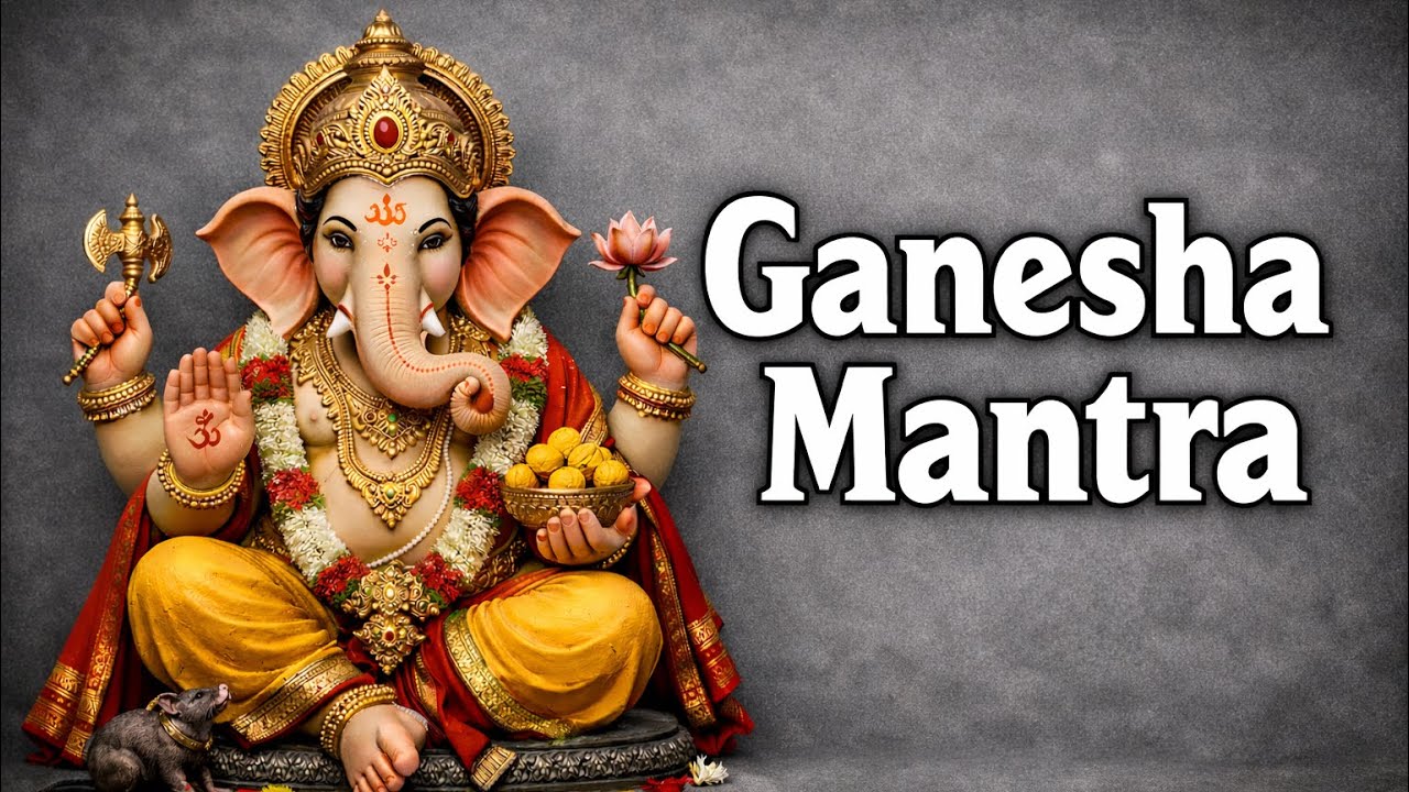 Lord Ganesha Mantra for Success & Removing Obstacles | Ganesh Mantra Jaap