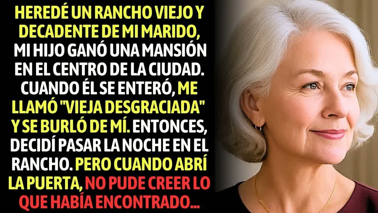 Heredé Un Rancho Viejo Y Decadente De Mi Marido, Pero Cuando Entré Y Abrí La Puerta...