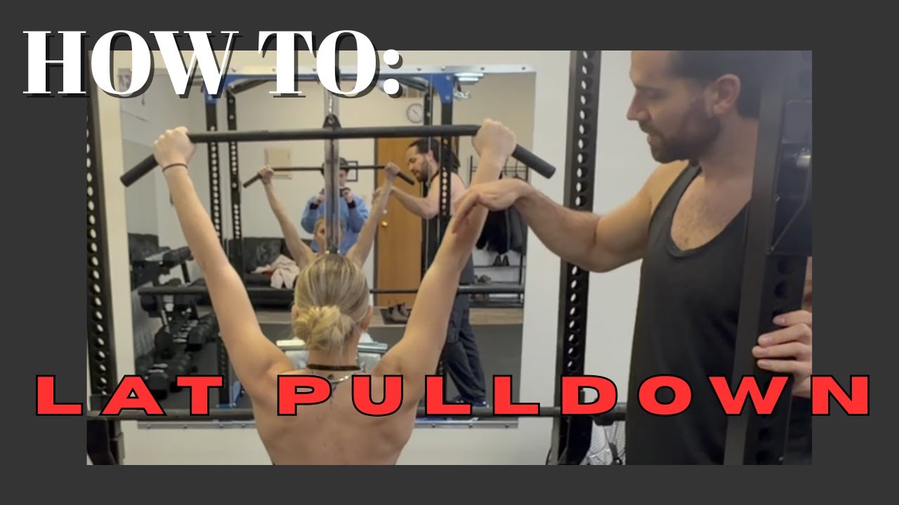 How to feel your back on Lat Pulldown
