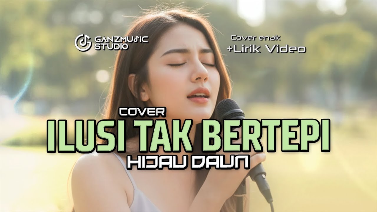 (COVER) ILUSI TAK BERTEPI - HIJAU DAUN | VERSI SANTAI LIRIK VIDEO | GANZMUSIC