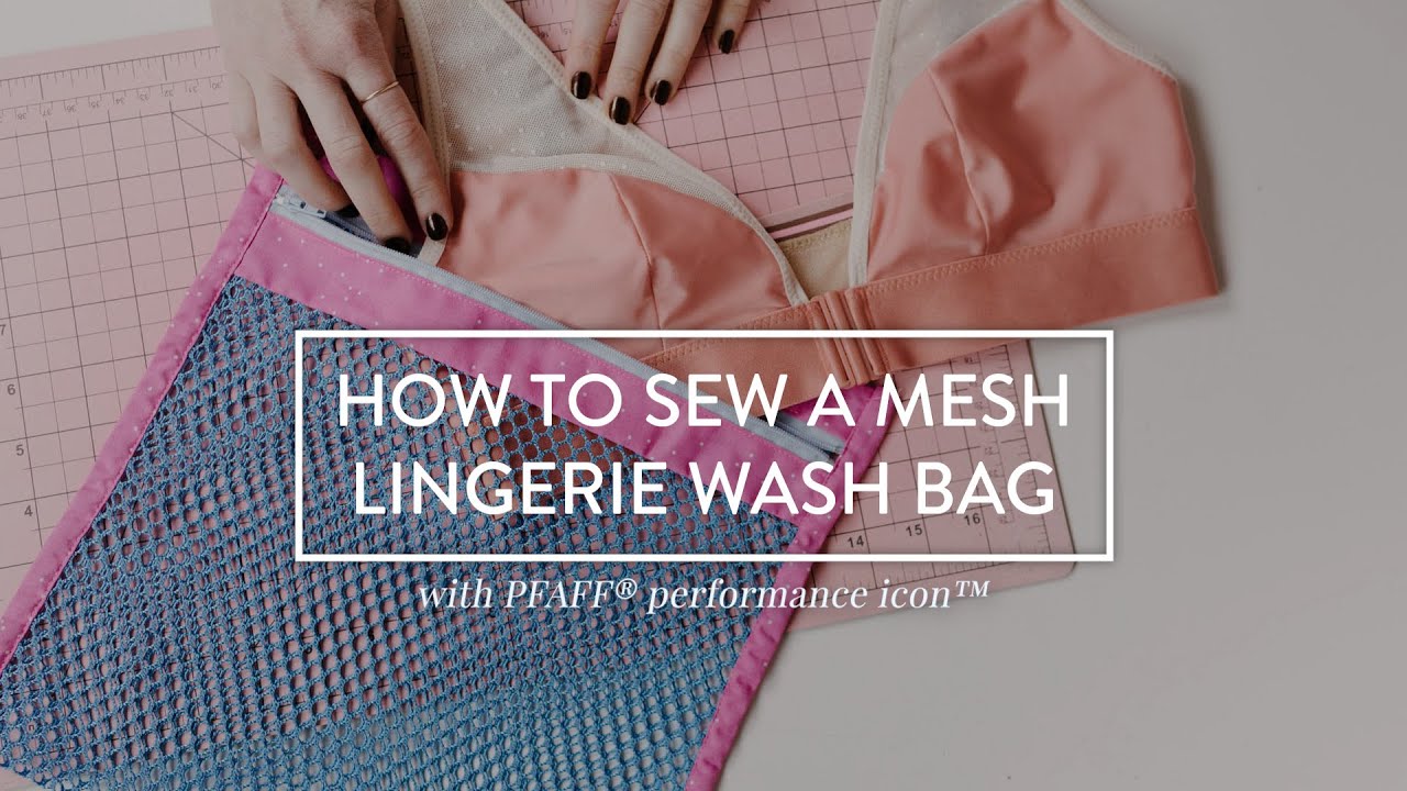 How To Sew A Mesh Lingerie Wash Bag