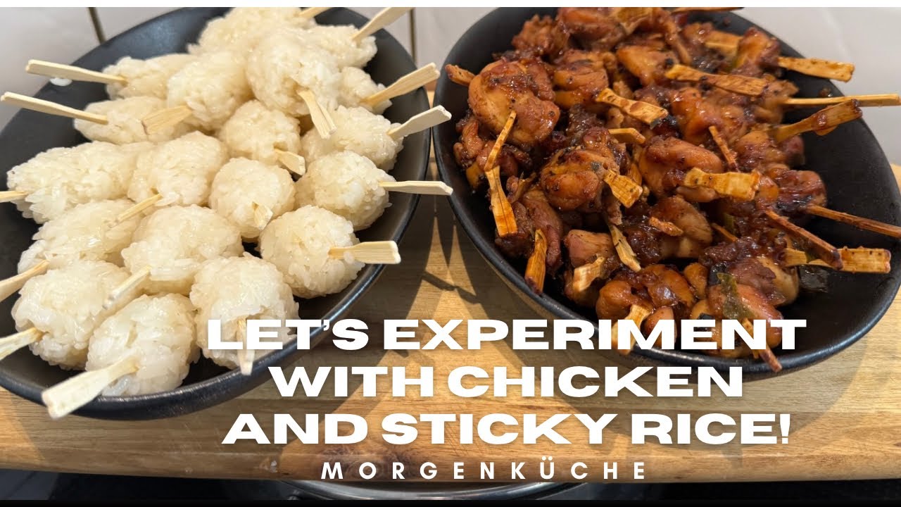 Neues Gericht ausprobieren: Hähnchen mit Klebreis! #morgenküche #stickyricerecipe 