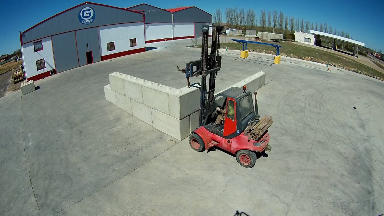 GERBEBLOCK  montaje separadores de hormigón prefabricado