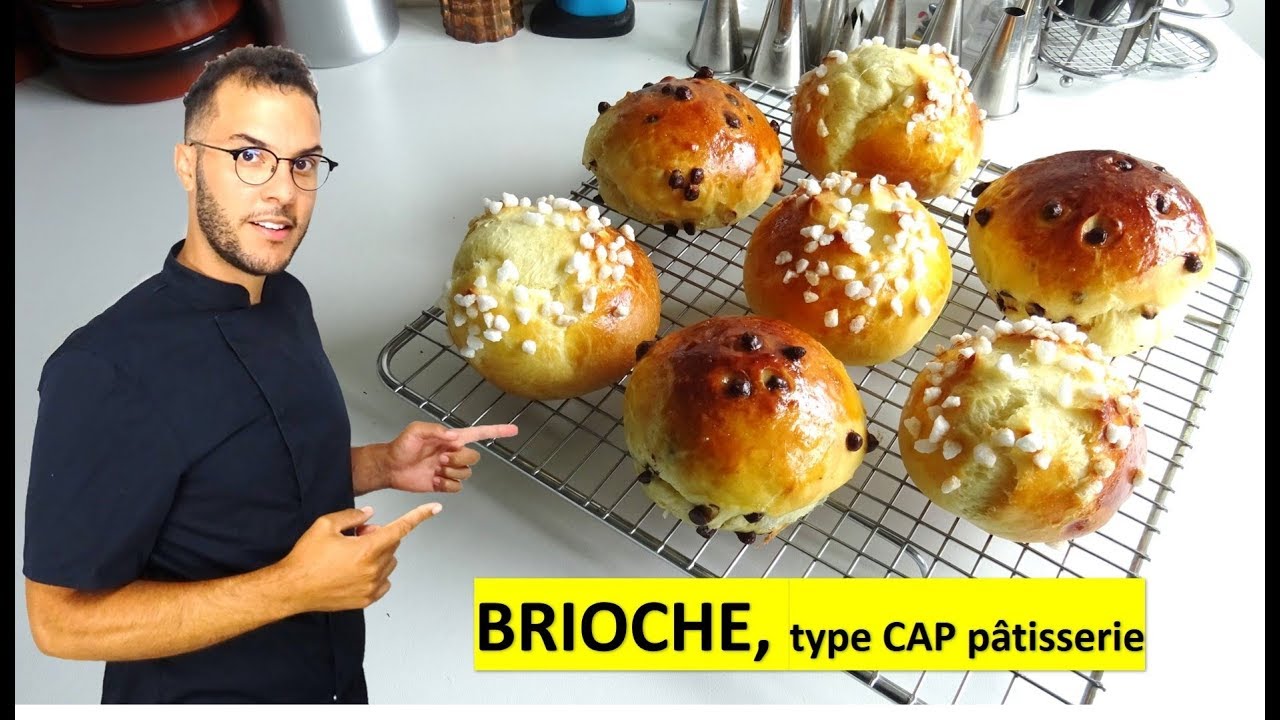 recette BRIOCHE, type CAP pâtisserie