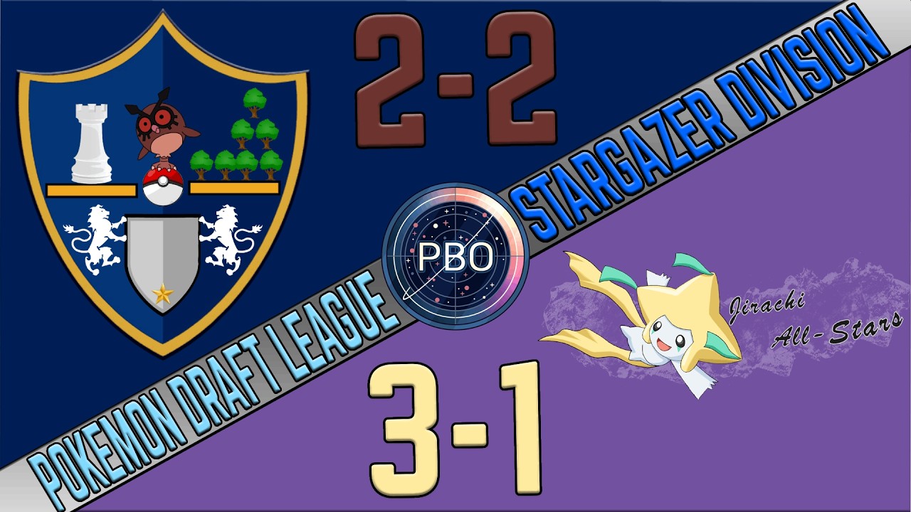 Pokémon Draft League | Tottenham Hoothoots VS Jirachi All-Stars | S10 W5 | PBO