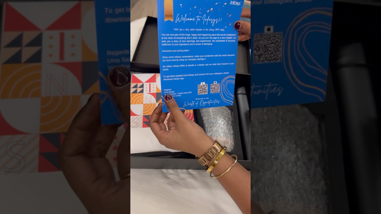 INFOSYS WELCOME KIT 2025 | Bangalore | Electronic City