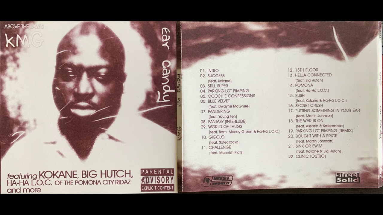 KMG of Above The Law EAR CANDY ( 12. 13th FLOOR ) (Rare 2001 Advance CD)