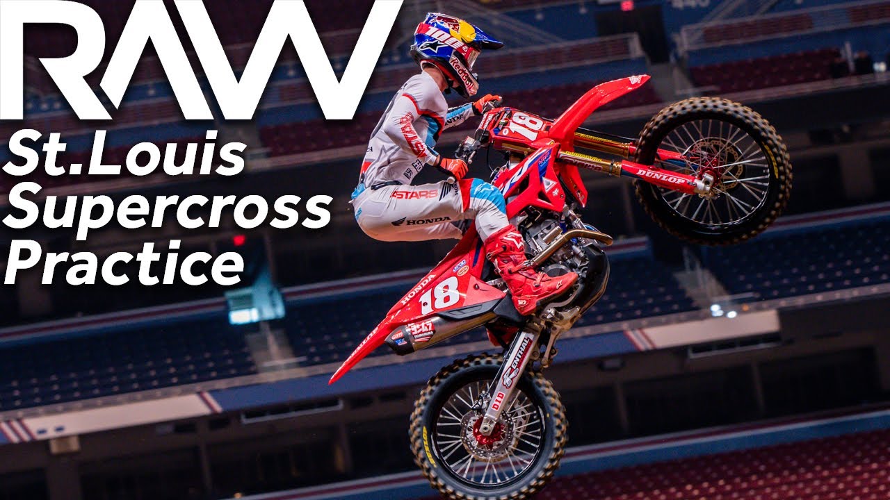 St. Louis Supercross Practice RAW - Motocross Action Magazine