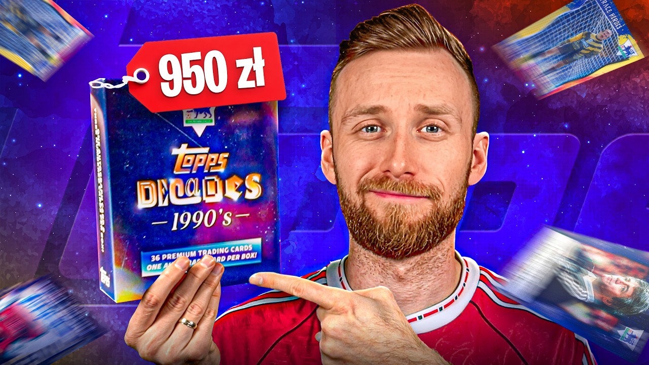 KARTY RETRO! Otwieram Topps Decades 1990's Premier League 25/26 wart 950 zł!